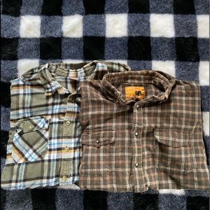 Bundle deal! Good conditioned flannels